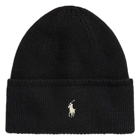 Polo Ralph Lauren Knit Merino Wool Hue, Sort
